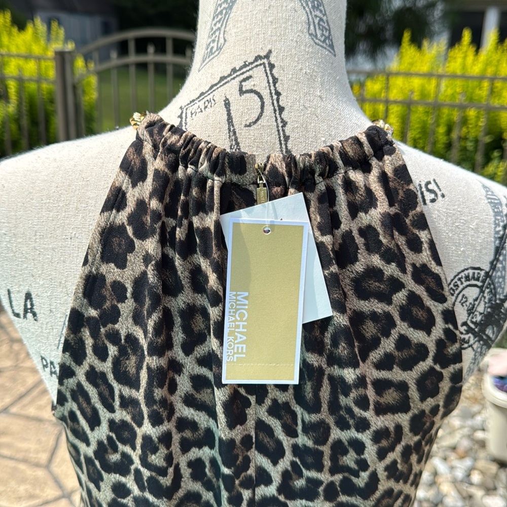 Leopard coverup/dress